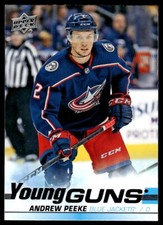 2019-20 Upper Deck Young Guns Andrew Peeke Rookie Columbus Blue Jackets #452 R16