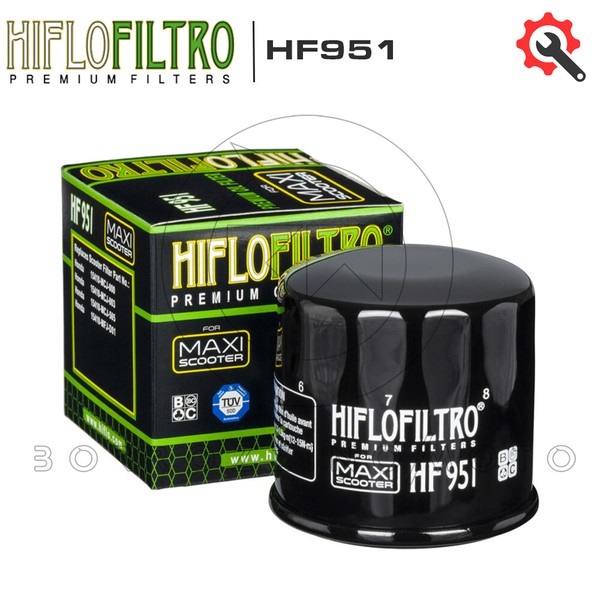ÖLfilter Hiflo HF951 Tuv GeprüFt Honda Sh I 300 2007 2008 2009 2010-image