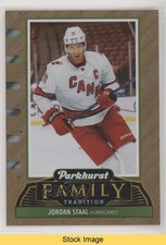 2021-22 Upper Deck Parkhurst Family Tradition Gold Jordan Staal #FT-10 READ 18wp