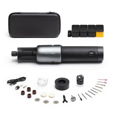 HOTO 4V Cordless Rotary Tool Kit Strong Motor 25000RPM 5 Variable Speed Powerful