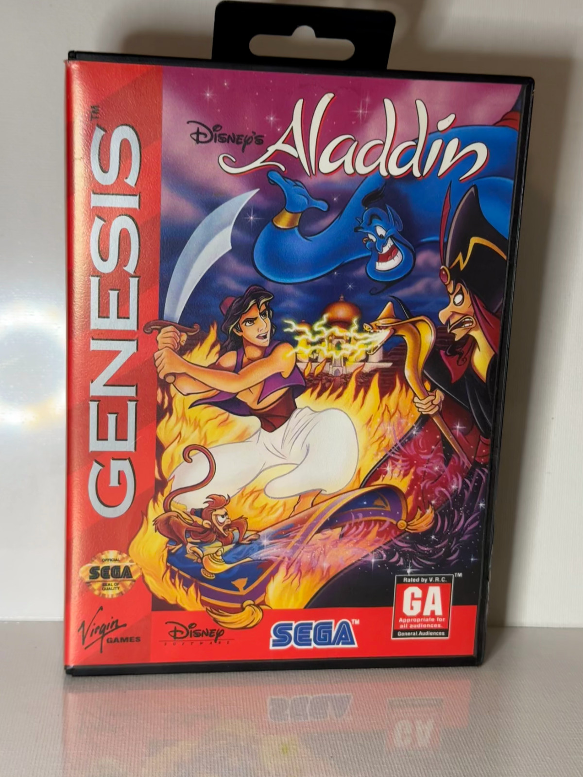 Disney's Aladdin Sega Genesis 1993 CIB Box Manual Cartridge Game