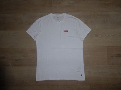 LEVI'S Herren T-Shirt Kurzarm Slim Weiß Logo Gr.L **TOP** R0