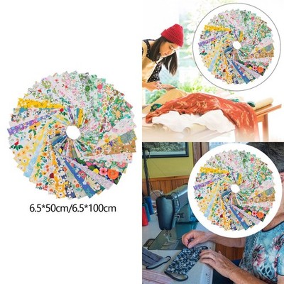 40 Stück Blumen Baumwolle Konvolut verschiedene Muster Patchwork vorgeschnitten floral