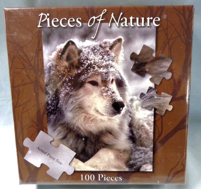 Planet Zoo Puzzle Pieces of Nature HANDSOME WOLF 100 Piece NEW & SEALED