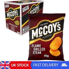 FLAME GRILLED STEAK Grab Bag Crisps 45g - Fully Loaded With Flavour, Iconic