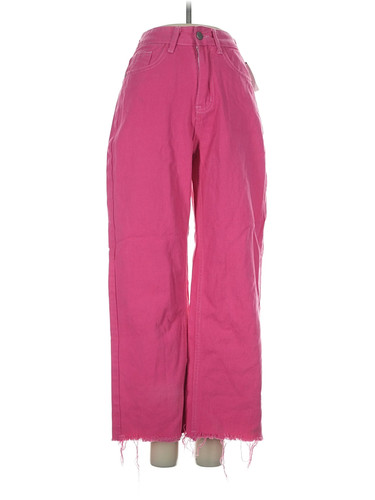 Shein Women Pink Jeans XXS