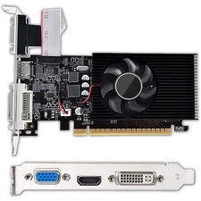 SZMZ GT610 Computer Graphics Card, 2GB DDR3 64bit PCI Express X16 Gaming