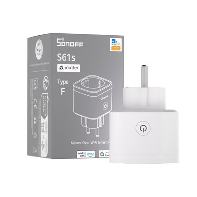 SONOFF WIFI Smart Plug 16A Matter Steckdose Energiemessung App Alex Google Apple