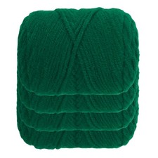 4 Pcs Crocheting Yarn, 3 mm Dark Green Acrylic Yarn 80G/2.8oz, 88 Yards Total
