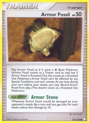 Armor Fossil 116/123 Mysterious Treasures Reverse Holo