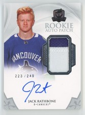 2020-21 UD The Cup Patch RPA Jack Rathbone RC Auto /249 #168
