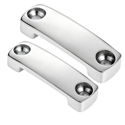2PC 25MM 316SS Bimini Top Strap Pad Eye Footman's Loop for Boat, Kayak Tie Downs