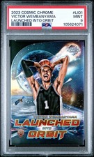 2023 Topps Cosmic Chrome #LIO1 Victor Wembanyama Launched Into Orbit PSA 9 MINT!
