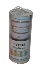 NEW iHome Glow Tunes LED Multicolor Color Changing Expandable Mini Speaker USB