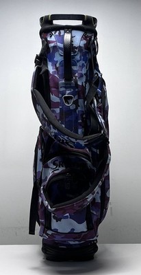 Srixon Camo Blue Stand Bag Camoflague 4-Way Divide Dual Strap Golf