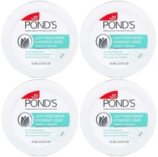 4 Pack- Ponds Light Moisturizer Hydrating Cream Non, 2.53 oz