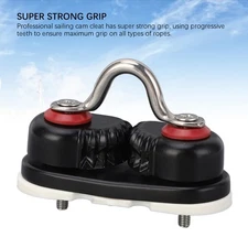Cam Cleat Rope Cleat Aluminum Alloy Ball Bearing Fast Entry Cam Cleat with Guide