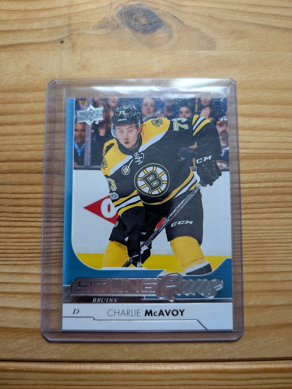 2017-18 Upper Deck Series 1 Young Guns Charlie McAvoy #242 QTY
