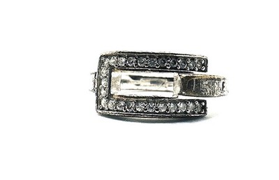 925 Silver Ring With Stones Size 53 Jewelry Design Elegant Fine Vintage