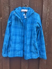 Columbia Interchange Womens Blue Plaid Mid-Le...
