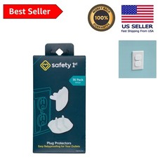 Smooth Safe 72-Pack Secure Press Plug Protectors Child Safety Essentials