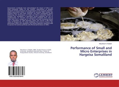 Moukhtar H. Robleh | Performance of Small and Micro Enterprises in Hargeisa...