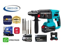 Trapano Tassellatore Martello Demolitore a Percussione 2 Batterie 88V SDS Plus