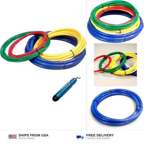 Copper Tube Bender 4pc Kit 1/4" 3/8" 1/2" 5/8" HVAC Refrigerant Line Set