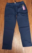 Dickies Balance Medical Pant MidRise Tapered Leg Scrubs SZ. M NAVY Pull on DK135