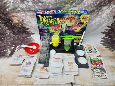 Tyco 1994 Doctor Dreadful Food Lab Monster Maker Toy Box 90s Vtg 99% Complete