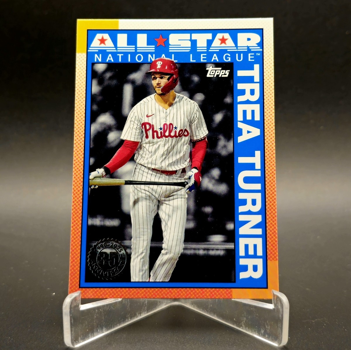 2025 Topps Trea Turner 1990 Topps Baseball All-Star 35th