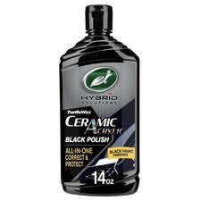 Turtle Wax Ceramic Acrylic Black Polish Wax Formulated To Black Car Paint 14oz Turtle Wax Ceramic Acrylic Black Polish Wax Formulated To Black Car Paint 14oz