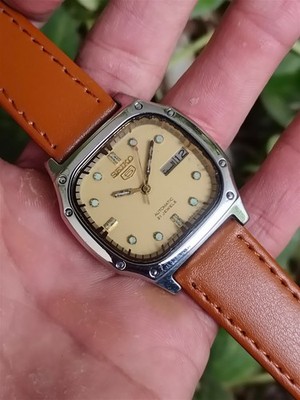 Vintage Seiko 5 7019-5440 Automatic Day/Date Men's Japan Made Wristwatch