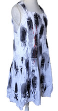 Women Tadaski Overall Square Neck Adjustable Strap Layered Sun Dress Sarafan M