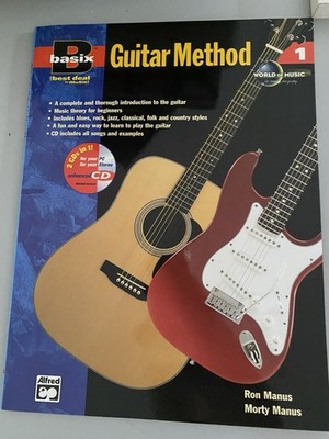 Basix Tab Guitar Method Book 1 Roy Manus & Morty Manus Paperback Includes CD