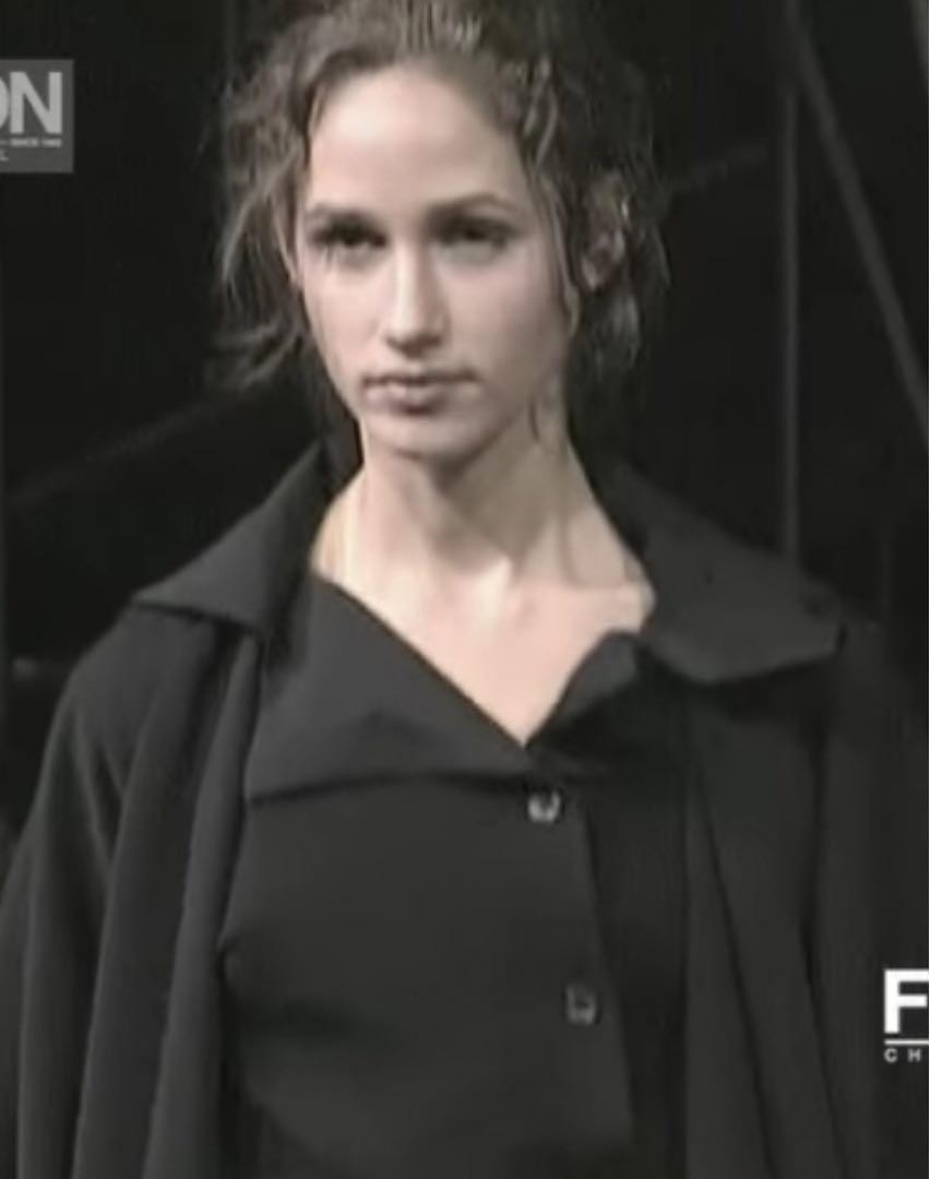 USED 94AW YOHJI YAMAMOTO FEMME KNIT SWITCHING DRESS GOOD M
