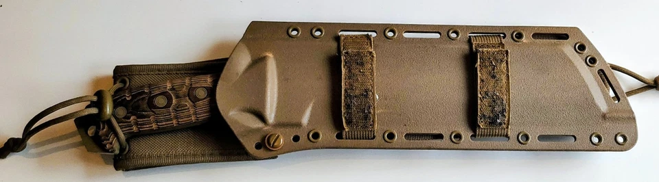 Cuchillo de supervivencia Buck Talon 808 hoja fija - 5160 acero - Coyote bronceado Cerakote Foto 4 de 4