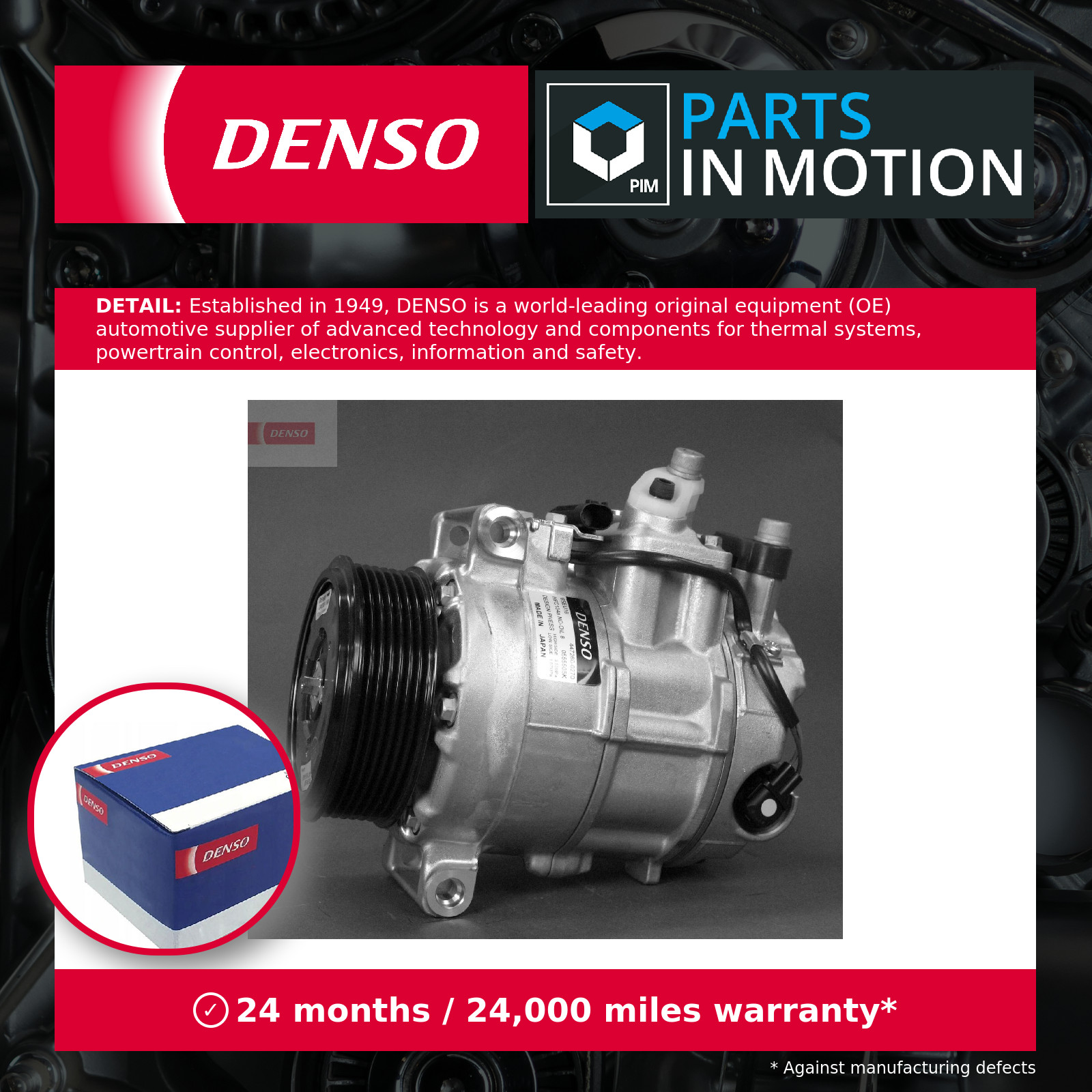 Air conditioning compressor R 134a ND-8 DCP17067 DENSO for MERCEDES-BENZ E-CLASS - Image 9