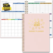 Monthly Budget Planner - 14 Months Undated Financial Planner Organizer Budget Bo