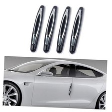 4PCS Car Door Edge Guards,Anti-Scratch Car Door Protector Trim Strip with Black