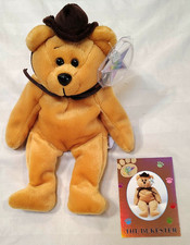 John Wayne 'The Dukester' Limited Edition Plush Beanie Bear -with Card