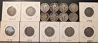 Lot of 16 Silver Quarters 25c 11 Barber & 5 Standing Liberty 1925-1930 251050