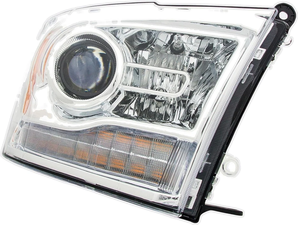 Оригинальная хромированная галогенная фара со стороны пассажира 2013–2018 Ram 1500, 2500, 3500 - Изображение 4 из 4