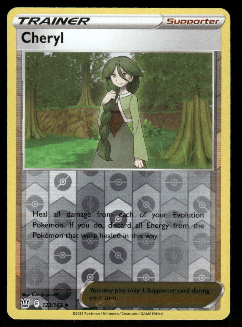 Cheryl SWSH05: Battle Styles [123/163] Uncommon Reverse Holofoil NM Pokemon