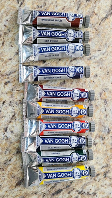 Van Gogh Superfine Oil Paints (10) Count .7 Oz/20ml