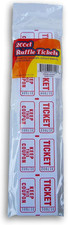 Double Stub Raffle Tickets for Fairs, Events, Giveaways, and More - 200 Count...
