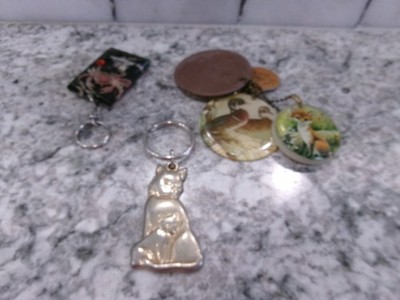 Vintage Animal Theme Key Chains, Various Brands, Lot Of 3