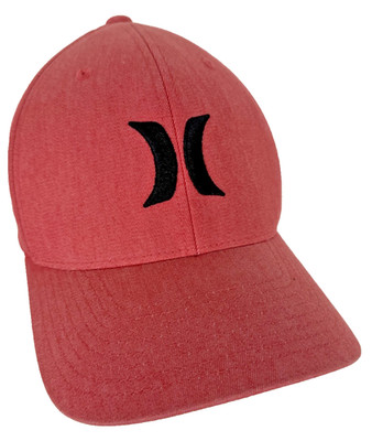 Hurley Icon Baseball Cap Hat Red S/M Flexfit G0355-00 VMHAICOT