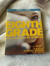 Eighth Grade (Blu-ray, 2018) A24 - with Custom Made Slipcover. Ships Fast