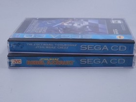 Sega CD Star Wars Games (Rebel Assault &Software Toolworks Star Wars Chess)